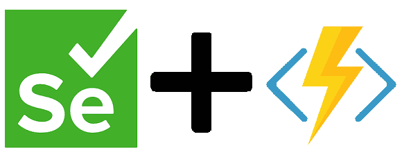 Selenium and Azure Functions Logo